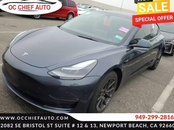 TESLA MODEL 3 2022 5YJ3E1EB7NF351821 image